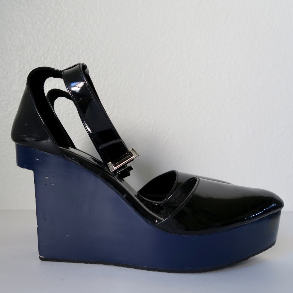 Patent Leather Wedges